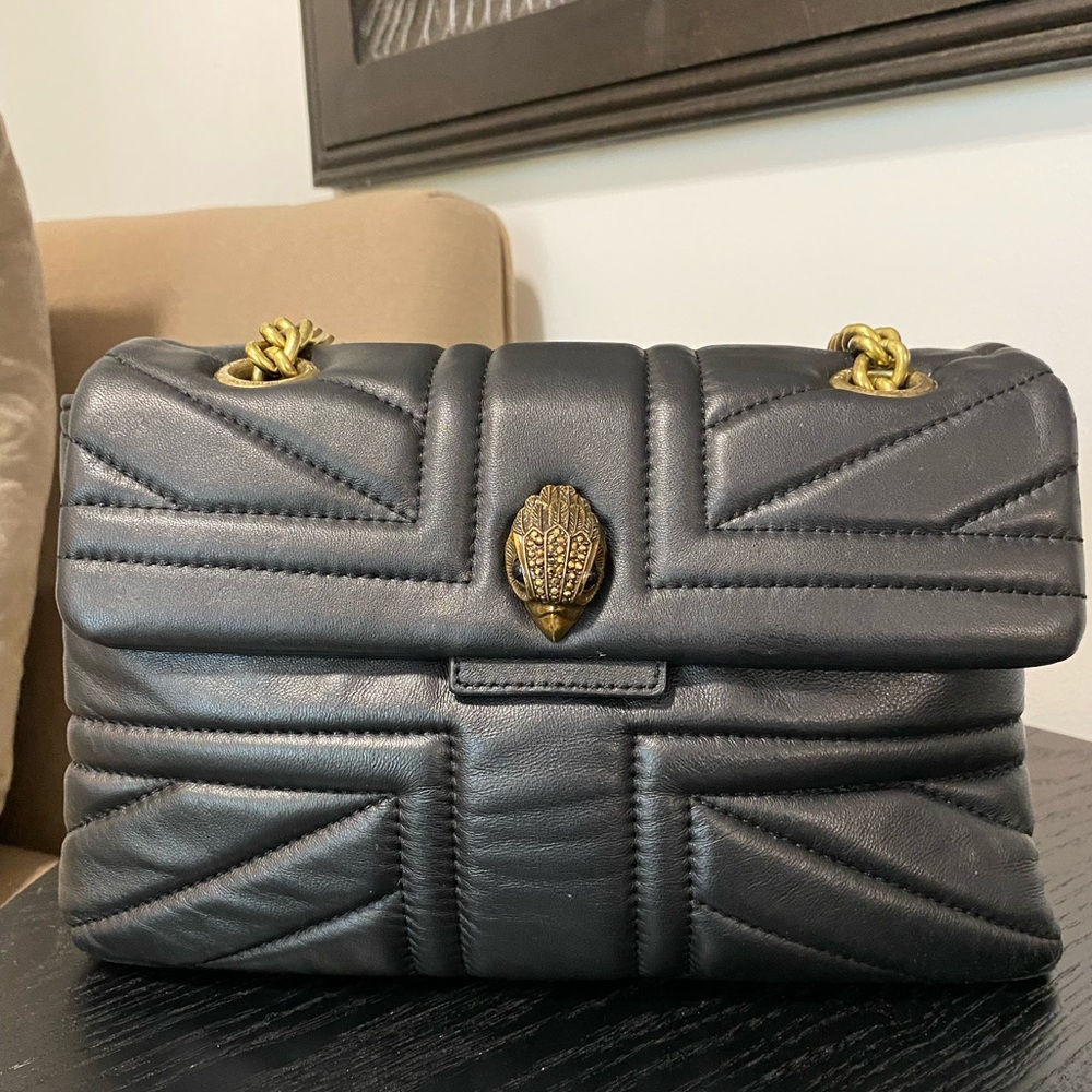 Kurt Geiger Kensington Quilted Leather Union Jack Bag